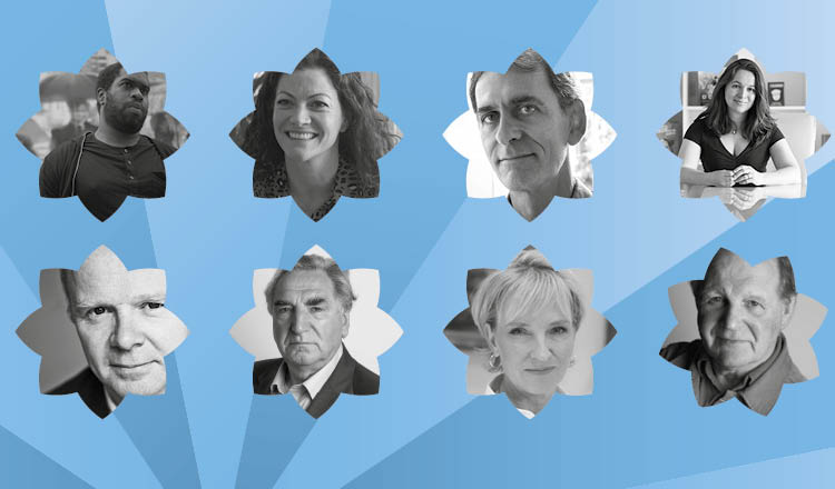 在泰晤士河河岸的水仙花